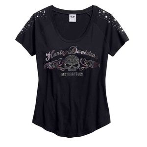 Harley-Davidson® Women's Skull Short Sleeve Tee